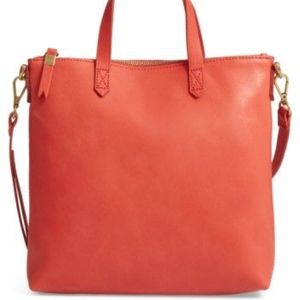 Madewell Zip Top Transport Leather Crossbody